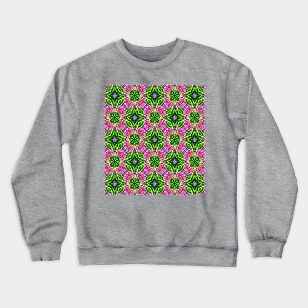 Pretty Dahlia bouquet pattern. Crewneck Sweatshirt by PatternFlower